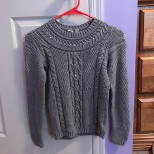 Gray sweater